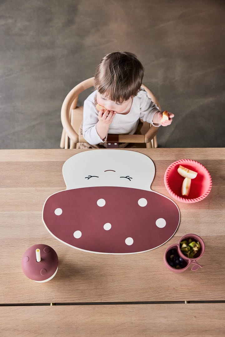 Tazza Mushroom, Offwhite-rosso OYOY