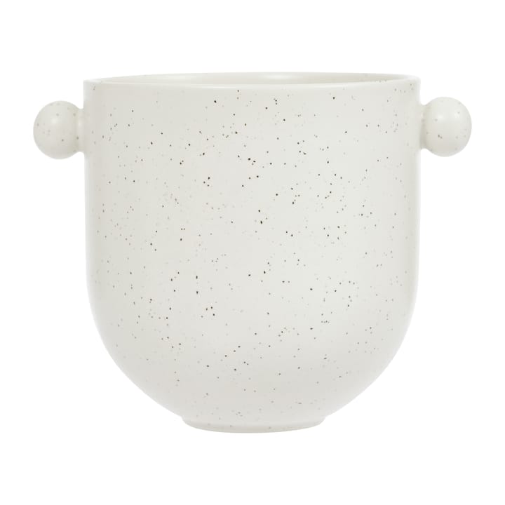 Vaso da fiori Saga Ø 12,5 cm - Bianco sporco - OYOY