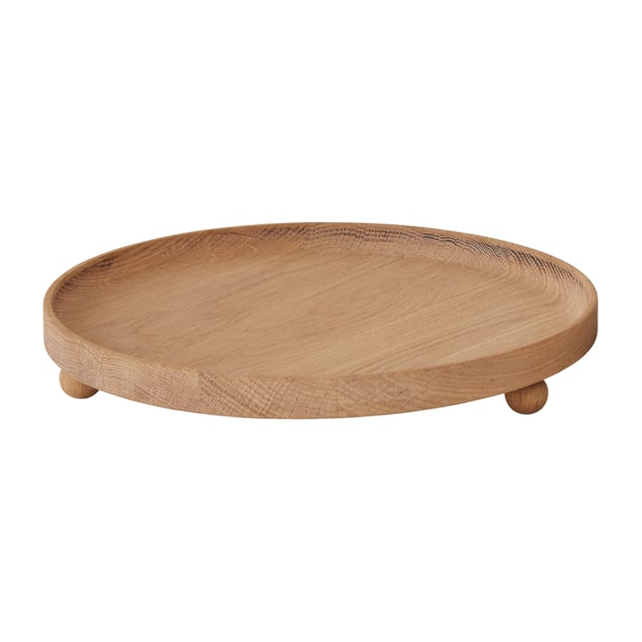 Vassoio in legno Inka rotondo Ø 30 cm - Naturale - OYOY