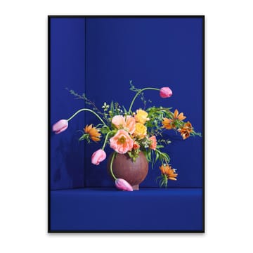 Poster Blomst 01 blue  - 50x70 cm - Paper Collective