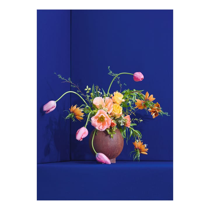 Poster Blomst 01 blue  - 50x70 cm - Paper Collective