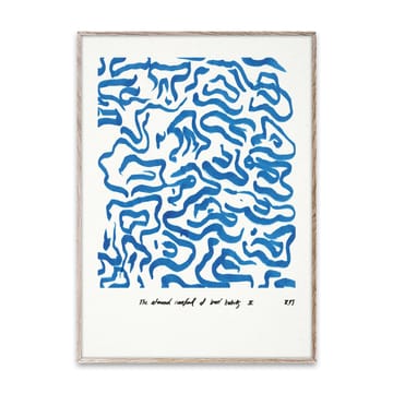 Poster Comfort - blu - 30x40 cm - Paper Collective