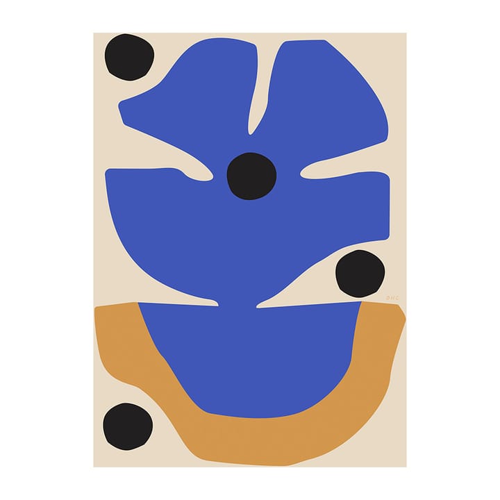 Poster Flor Azul  - 30x40 cm - Paper Collective