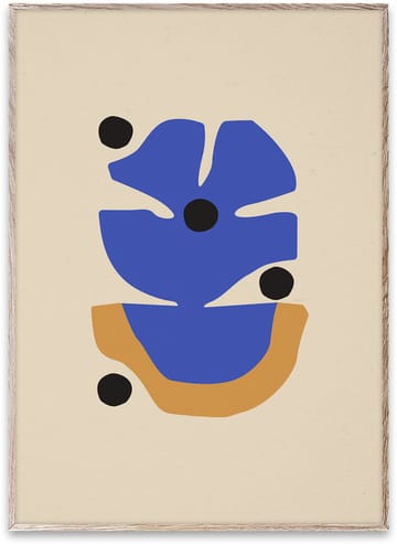 Poster Flor Azul  - 50x70 cm - Paper Collective