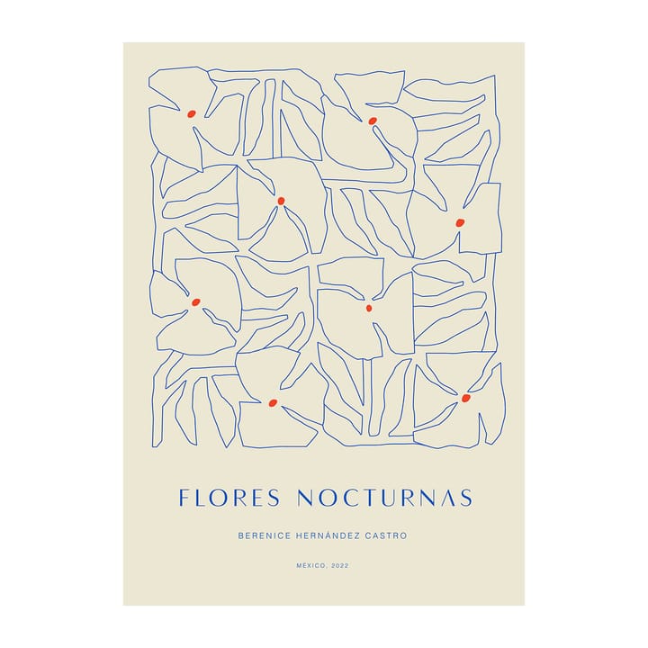 Poster Flores Nocturnas 01 - 30x40 cm - Paper Collective