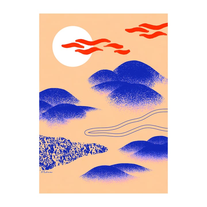 Poster Japanese Hills - 50x70 cm - Paper Collective