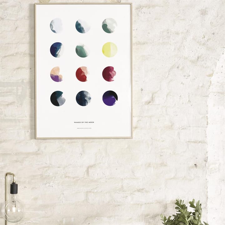 Poster Moon phases, 50x70 cm Paper Collective