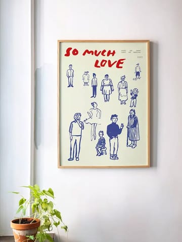 Poster So Much Love  - 30x40 cm - Paper Collective