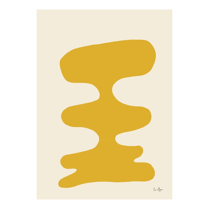 Poster Soft Yellow - 50x70 cm - Paper Collective