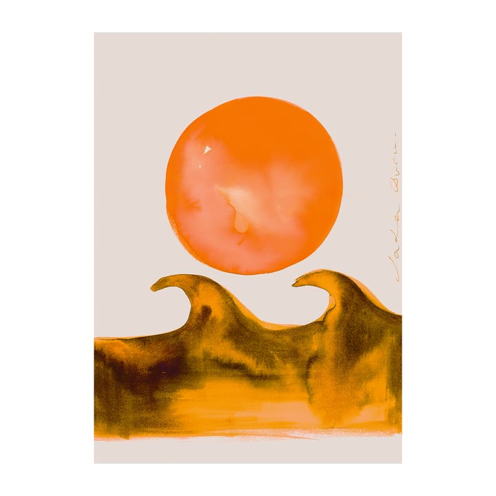 Poster Sunset Waves, 50x70 cm Paper Collective