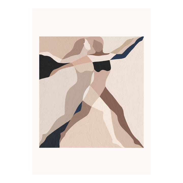 Poster Two Dancers, 50x70 cm Paper Collective