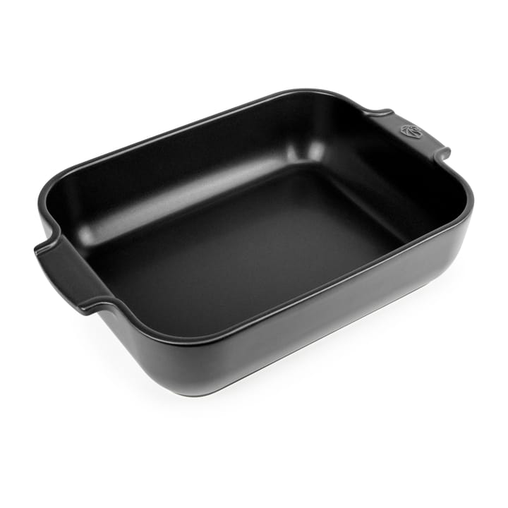 Piatto in ceramica Appolia 22x32 cm, Satin black Peugeot