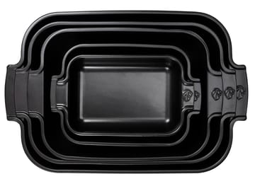 Piatto in ceramica Appolia 40x27 cm - Satin black - Peugeot