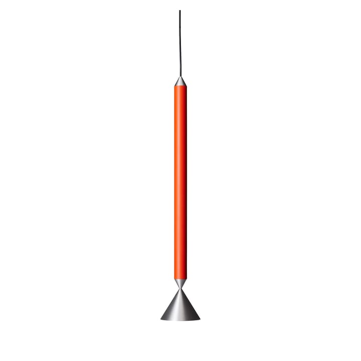 Lampada a sospensione Apollo 59 - Red orange-aluminium - Pholc