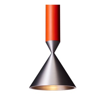 Lampada a sospensione Apollo 59 - Red orange-aluminium - Pholc