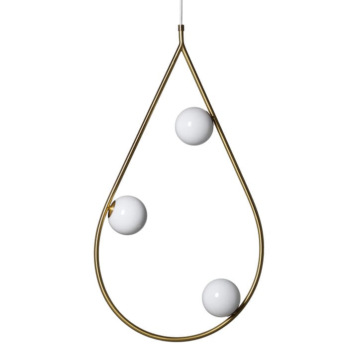 Lampada a sospensione Pearls 80, ottone Pholc