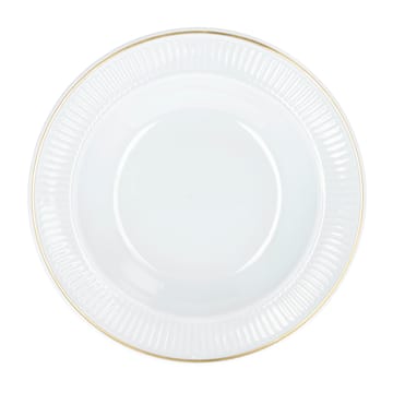 Piatto fondo plissettato con bordo dorato, Ø 22 cm - Bianco - Pillivuyt