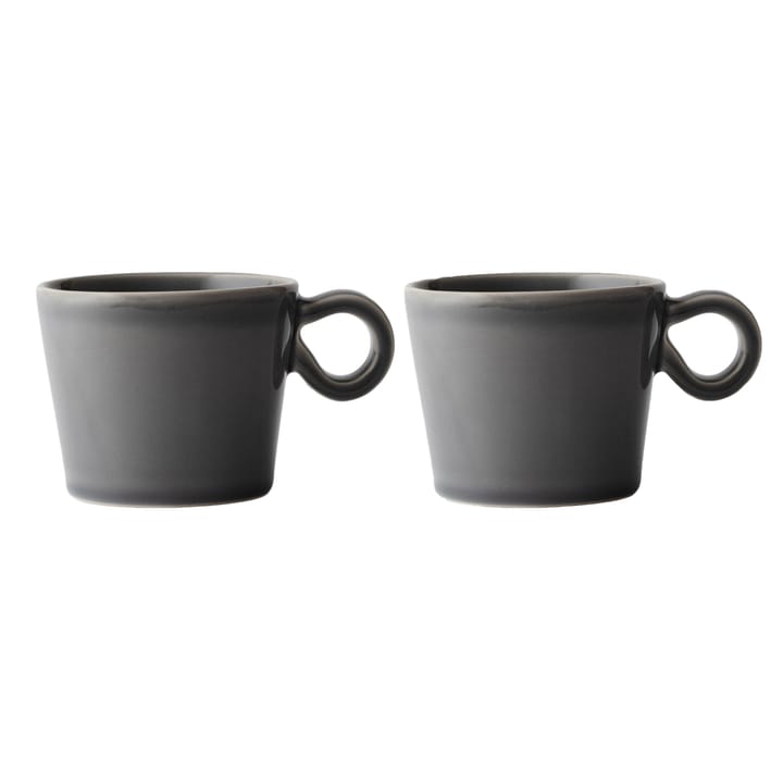 Tazza Daria con manico confezione da 2, clean grey PotteryJo