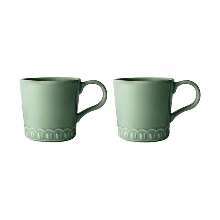 Tazzina Tulipa 40 cl confezione da 2 - Verona green - PotteryJo