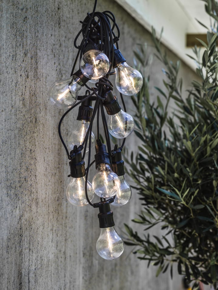 Filo di luci Glow 8,7 m, Nero PR Home