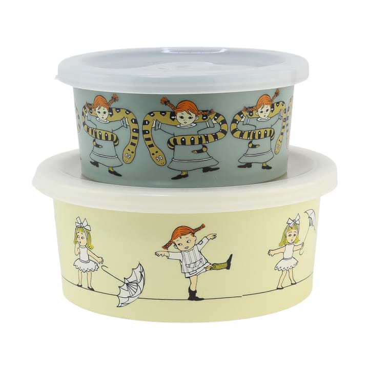 Snackbox Pippi Cirkus 2-pack - Multi - Rätt Start