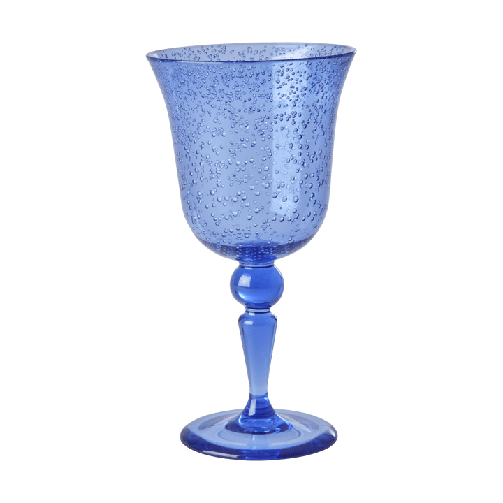 Bicchiere da vino Rice con design a bolle 36 cl - Blu - RICE