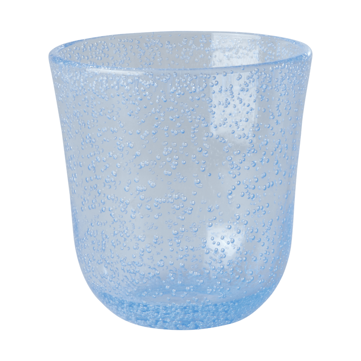 Bicchiere Tumbler design a bolle in acrilico Rice 41 cl - Menta - RICE