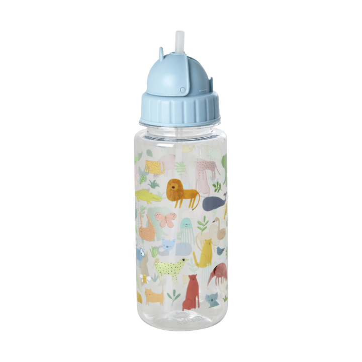 Bottiglia per bambini Rice 50 cl - Sweet Jungle Print - Blu tenue - RICE