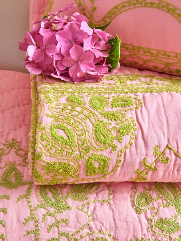 Copriletto trapuntato Rice 140x200 cm - Rosa tenue - RICE