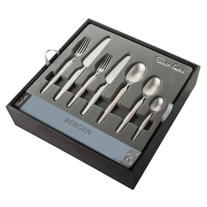 Set di posate Bergen opaco, 42 pezzi Robert Welch