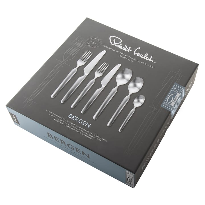 Set di posate Bergen opaco, 42 pezzi Robert Welch