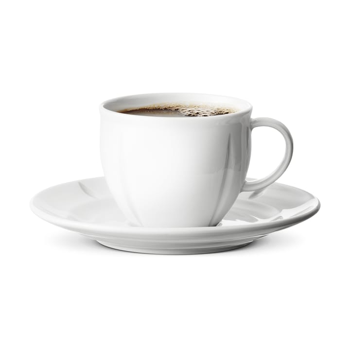 Tazza da caffè con piattino Grand Cru 28 cl - Bianco - Rosendahl
