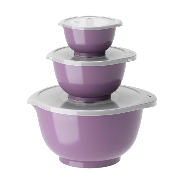 Set di ciotole Margrethe da 3 pezzi, Lavanda Rosti