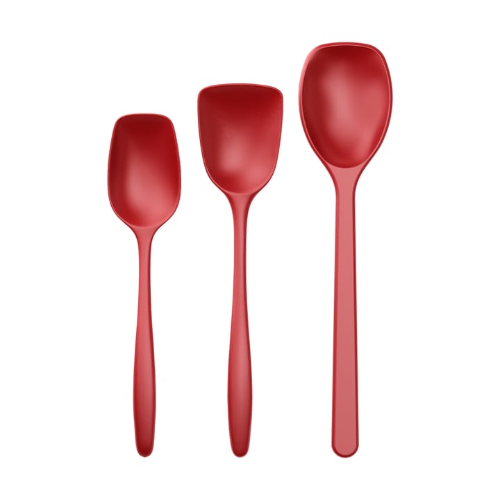 Set di mestoli Classic da 3 pezzi - Rosso - Rosti