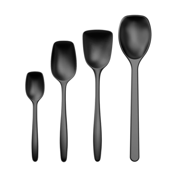 Set di mestoli Classic da 4 pezzi - Nero - Rosti