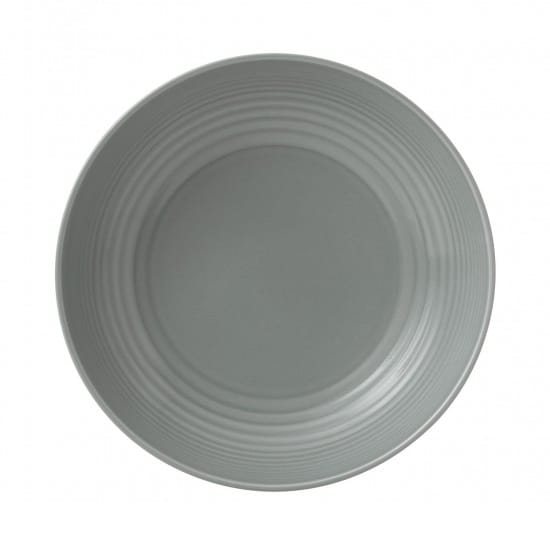 Piatto fondo Maze 24 cm, grigio scuro Royal Doulton