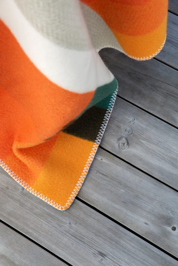 Coperta Mikkel 135x200 cm, Orange Røros Tweed