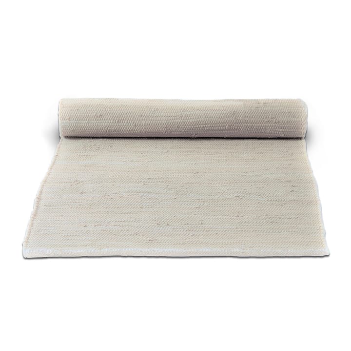 Tappeto in cotone 140x200 cm, desert white (bianco) Rug Solid