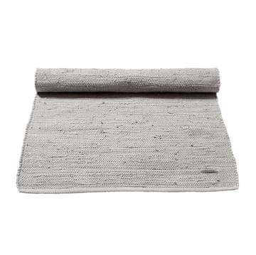 Tappeto in cotone 140x200 cm - light grey (grigio chiaro) - Rug Solid