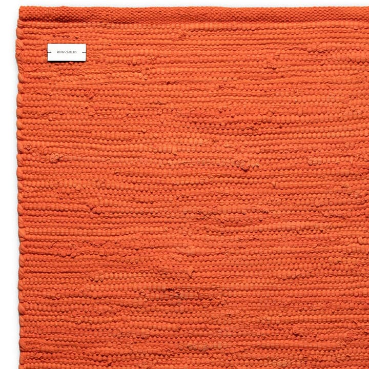 Tappeto in cotone 140x200 cm, solar orange (arancione) Rug Solid