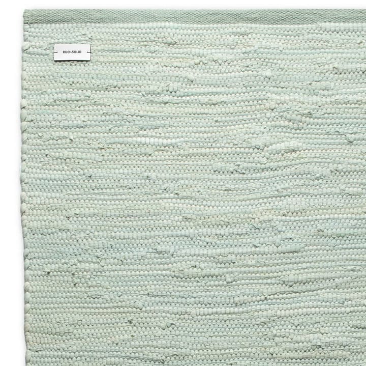 Tappeto in cotone 140x200 cm - Verde menta - Rug Solid