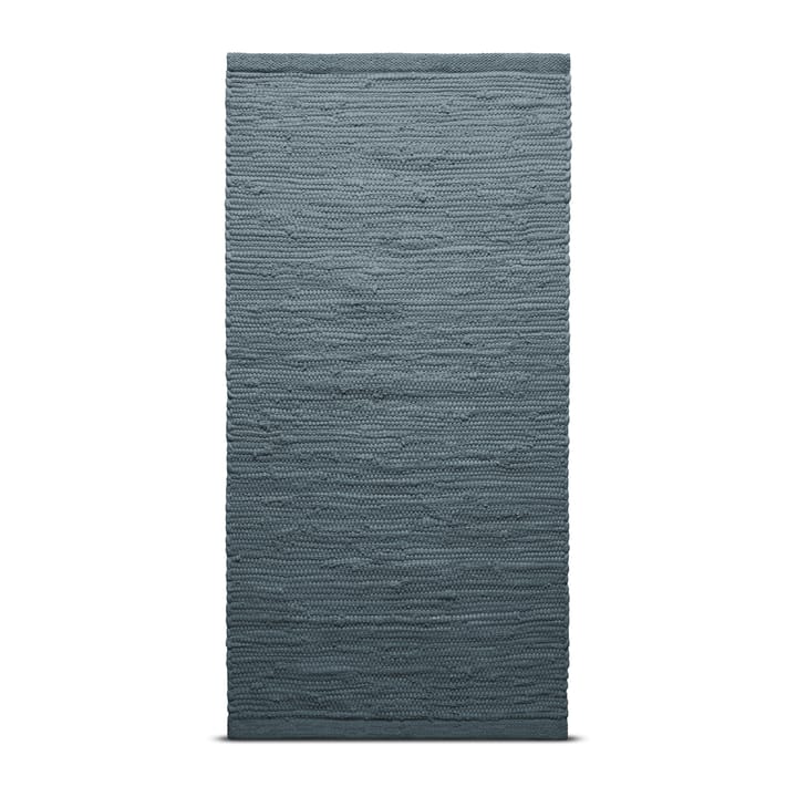 Tappeto in cotone 65x135 cm - steel grey (grigio) - Rug Solid