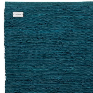 Tappeto in cotone 75x200 cm - petroleum (blu petrolio) - Rug Solid