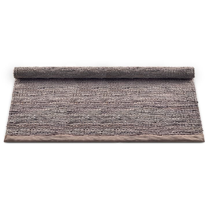 Tappeto Leather 140x200 cm - wood (marrone) - Rug Solid