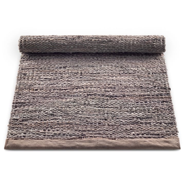 Tappeto Leather 60x90 cm, wood (marrone) Rug Solid