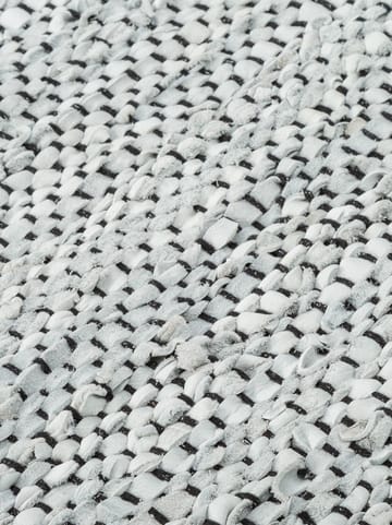 Tappeto Leather 65x135 cm - light grey (grigio chiaro) - Rug Solid