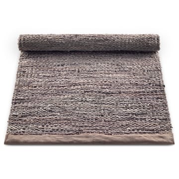 Tappeto Leather 65x135 cm - wood (marrone) - Rug Solid