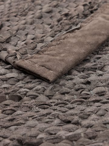 Tappeto Leather 65x135 cm - wood (marrone) - Rug Solid