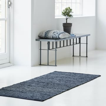 Tappeto Leather 75x200 cm - dark grey (grigio scuro) - Rug Solid