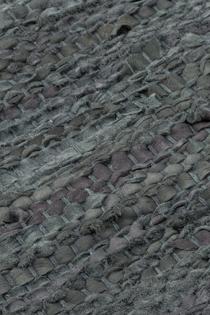 Tappeto Leather 75x300 cm - dark grey (grigio scuro) - Rug Solid